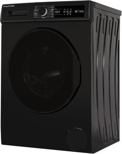 Russell Hobbs 8kg Freestanding Washing Machine – 1400rpm, Black, 15 Programmes