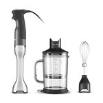 Breville the Control Grip Immersion Blender, BSB510XL, Brushed Stainless Steel