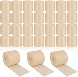 UCEHIPAW 30 Rolls Foam Sport Underwrap Skin Color Non Adhesive Pre Wrap Tape for Athletic Ankles Wrist Knees