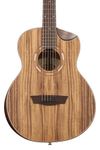 Washburn WCGM55K-D Comfort Series G-Mini Body 7/8 Sized Grand Auditorium Travel Guitar | 6 String G-Mini 55 Koa Acoustic Cutaway Portable Guitars, Natural Great Ergonomic Solution