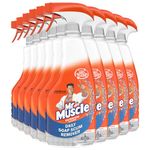 Mr Muscle Daily Soap Scum Remover, Bathroom Cleaner Spray, 500ml, Pack of 10