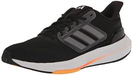 adidas Men's Ultrabounce Running Shoe, Black/White/Carbon, 12.5