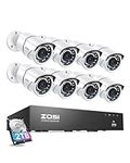 ZOSI 8CH 4K PoE Home Security Camer