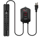 JamgoZoo 200W Quartz Aquarium Heater for Fresh & Salt Water, Submersible Fish Heater with External LED Display Temperature Controller, Suitable 20-40 Gallon Water