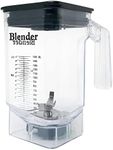 CRANDDI Replacement Pitcher Jar for K98C and K80, 52oz 1500ml Blender Container, BPA-free Spare Blender Cup, Clear