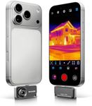 REVASRI Thermal Camera for iPhone and Android, 320×240 Super IR Resolution Thermal Imaging Camera, -4℉ to 842℉ Temp Range, Compatible with USB-C iOS & Android Device