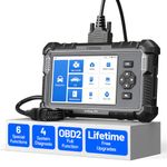 TOPDON AD500 OBD2 Scanner Car Code Reader Scan Tool, Engine/Transmission/ABS/Airbag Car Diagnostic Tool, 6 Reset Functions for Oil SAS Throttle TPMS BMS EPB,AutoVIN, One-Click Lifetime Wi-Fi Update