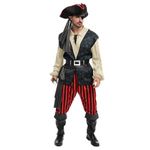 Spooktacular Creations Adult Men Beige Pirate Costume for Halloween, Costume Party, Trick or Treating, Cosplay Party