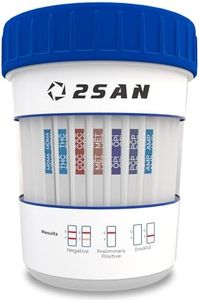 2San 7-Panel Drug Test Cup – Fast 5-Min Results – Detects THC, Cocaine, Meth, Opiates, PCP, Amphetamine & Ecstasy – Accurate Urine Test Kit
