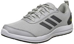 Adidas India Private Limited Mens Yking 2.0 SILVMT/GREFIV/SSLIME Running Shoe - 8 UK (CJ8044)