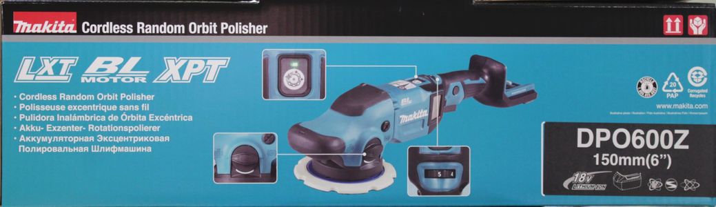 Makita 18V Brushless Polisher – Cordless Power Tool