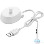 USB Electric Toothbrush Charger for O-ral B Toothbrushes,Inductive Electric Toothbrush Replacement Charger Base Compatible with Most B-raun O-ral b Type 3757 Charging Base Universal USB Plug Charger