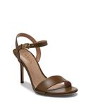 Lauren Ralph Lauren Women's Gwen Nappa Leather Sandal Pump, Botanic Green, 7 UK