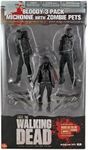 McFarlane Toys The Walking Dead TV Series 3 Bloody Black and White Michonne and Pet Zombie Action Figure, 3-Pack