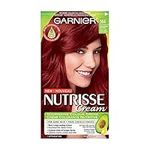 Garnier Nutrisse Cream, Permanent Hair Colour, 564 Intense Medium Red Copper, 100% Grey Coverage, Nourished Hair Enriched With Avocado Oil, 1 Application