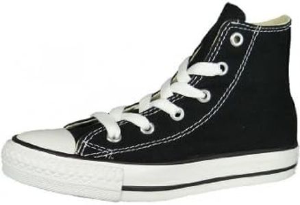 Converse Chuck Taylor All Star Canvas High Top Sneaker, Black, 9 US Men/11 US Women