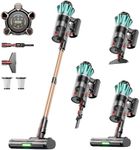 Cordless Vacuum Cleaner, 650W 55KPA 70 Mins Vacuum Cleaners with Hurricane Mode, Anti-Tangle Brush, 1.8L Dust Cup, Self-Standing Stick Vacuum Cordless for Hard Floors, Carpet & Pet Hair