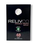 RELIVCO Invisible Pimple Hydrocolloid Patches with Tea Tree Oil for Covering Blemishes and Zits. (48 count)