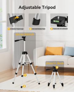 Nikotek Green Laser Level with Adjustable Tripod – Precision Tool