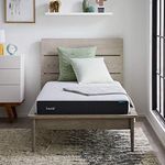 LUCID 6 Inch Gel Memory Foam Mattress – Soft Feel – Gel Infusion – Hypoallergenic Bamboo Charcoal – Breathable Cover, White, Full