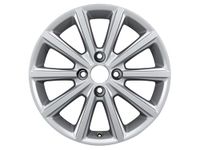 Ford Genuine Fiesta Mk7 16'' Alloy Wheel 10 Spoke Sparkle Silver 1895799