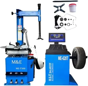 KATOOL 24" Tire Changer Machine Combo with Swing Arm ME-T500+ME-B620 Wheel Balancer Tire Machine Tire Repair Wheel Changers