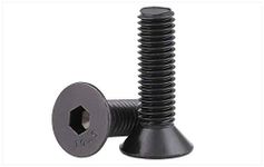 Rpi shop - M5 x 12mm CSK Head Allen Cap Screws, Bright Finish, high tensile, Machine Thread, Quantity - 10 Pcs