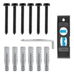 Mounting Dream Lag Bolt Kit for Mounting TV Wall Bracket TV Wall Mount into Wood or Concrete Wall, Fischer Wall Plug Included, High Strength M8 Lag Bolt MD5753-02