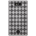 Amzer AMZ91950 Luxe Argyle High Gloss TPU Soft Gel Skin Case for Motorola Triumph, 1-Pack (Clear)