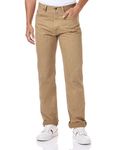 Wrangler Authentics Men's Classic 5-Pocket Regular Fit Cotton Jean, Khaki, 28W x 30L