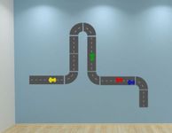 60 Second Makeover Limited Wall Sticker Nursery, Create Your Own Race Track