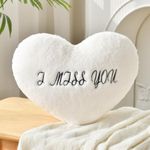 XVTRU Heart Throw Pillow, Unique Em