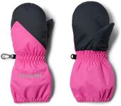 Columbia Toddler Unisex Chippewa II Long Mitten, Pink Ice/Black, One Size