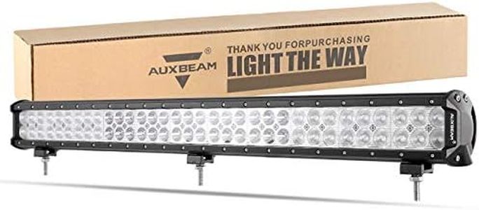 Auxbeam 30 inch LED Light Bar 198W Light Bar Combo with 66pcs 3W Led Chips Driving Light for Off-Road Truck 4x4 Military Mining Boating Farming and Heavy Equipment