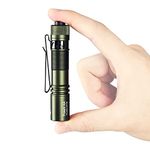 ACEBEAM Pokelit AA Rechargeable Mini Flashlight with Clip, 550 High Lumens Pocket EDC, Super Bright Small Flashlight, 90+ High CRI Led for Camping,Hiking,Everyday Use(Dark Green)