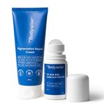 Be Bodywise Underarm Brightening Kit | With 4% AHA BHA Underarm Roll-On (50ml) & Pigmentation Repair Cream (100g) | Reduces Body Odor, Fades Pigmentation & Corrects Uneven Skin Tone