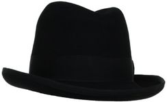 Stacy Adams Men's Homburg, Black, XX-Large