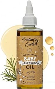 Cristina's Curls Nourishing Baby Hair & Scalp Oil – Lightweight Massage Oil To Loosen Dry Flakes And Seal Softness