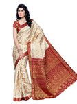 MIMOSA Women's Kanchipuram Art Silk Saree, Multicolor