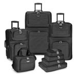 Travelers Choice Amsterdam 8pc Set, Gray