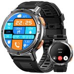 KOSPET Smart watch for Men, 1.43” AMOLED Touch Screen Sport Watches with Heart Rate Monitor, SpO2, Fitness Smartwatch with 5ATM IP69K Waterproof,70 Sport Modes, Sleep Tracking(Silver)