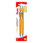 Pentel P200 Drafting Mechanical Pencil, 0.9mm Bold Point, Writing, Drawing, School Supplies, Metal Tip, Yellow Barrel, P209BP2, 2 Pack