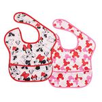 Hippychick Bumkin Disney Super Bib, Minnie - Pack of 2