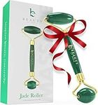 Jade Roller for Face - Face & Neck Massager for Skin Care, Facial Roller to Press Serums, Cream and Oil Into Skin, Lymphatic Drainage Massager Skin Care Tool, Eye Massager and Neck Roller