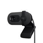 Logitech Brio 100 Full HD Webcam for Meeting/Streaming, Auto Light Balance, Built-in Microphone, Privacy Pane, USB-A, for Microsoft Teams, Google Meet, Zoom - Graphite