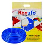 Renufo PVC Insulated Eco-Friendly Flexible Copper Wires & Cables, High Voltage 100 Meter Power Wire, 1 Core Copper Fire Retardant Low Smoke House Wire for Home & Industrial (Blue, 0.50 sq mm)