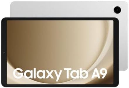 Samsung Galaxy Tab A9 Android Tablet, 64GB Storage, Large Display, Rich Sound, Silver, 3 Year Manufacturer Extended Warranty (UK Version)