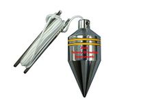 Aala Survey Drawing Instruments Plumb Bob Tool Instruments for Leveling Wall/Carpenter Work, 350 Gram Weight, Silver