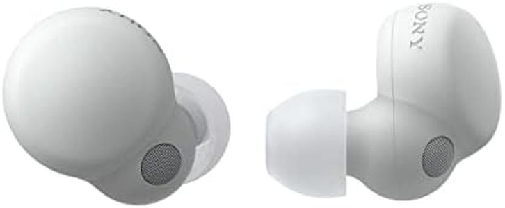 Sony LinkBuds S Truly Wireless Noise Cancelling Headphones - Bluetooth® Multipoint Connection - Bis zu 20 Stunden Akkulaufzeit mit Ladecase - Optimiert für Alexa - Integriertes Mikrofon – Weiß
