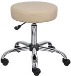 Boss Office Products Be Well Medical Spa Professional Adjustable Drafting Stool Beige